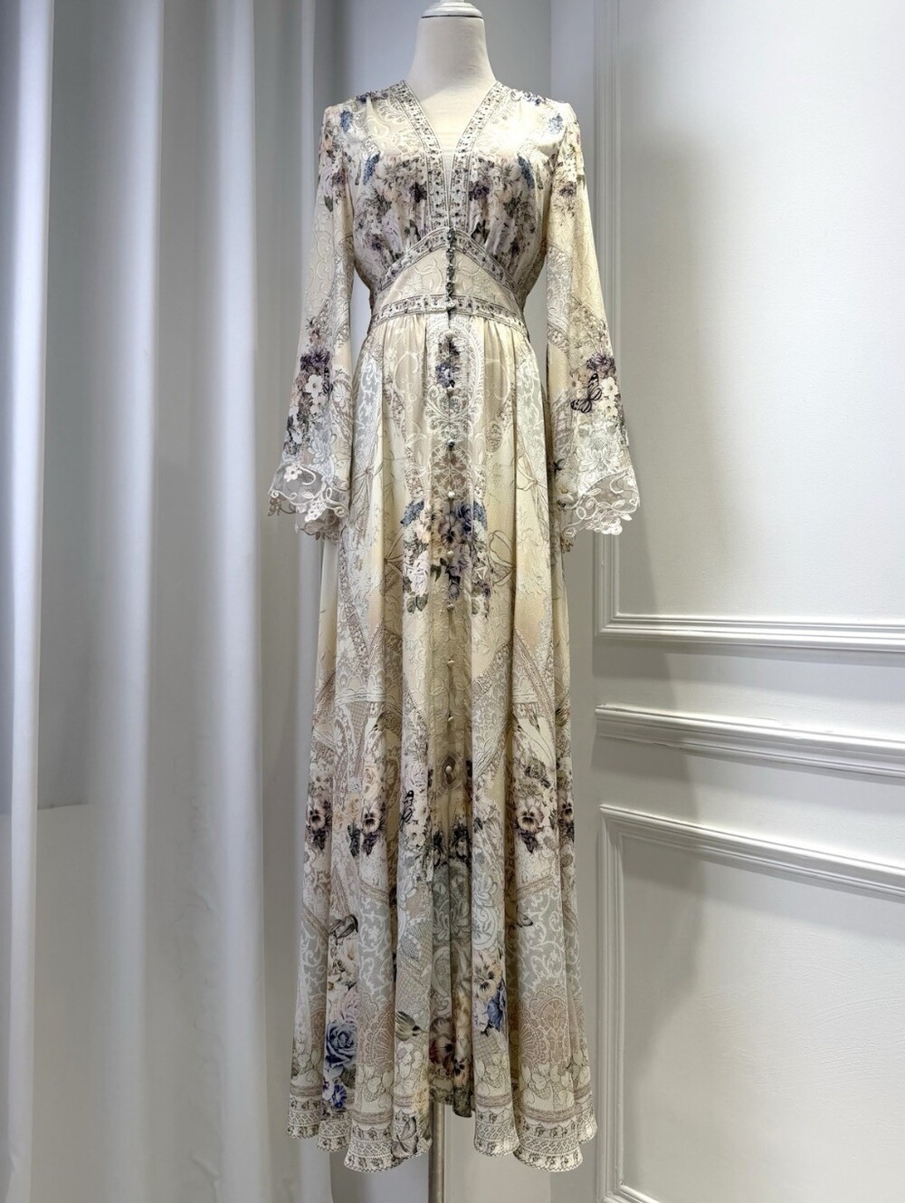 Camilla Laced With Love Kimono-Sleeve Maxi Dress - Picture 7 of 16